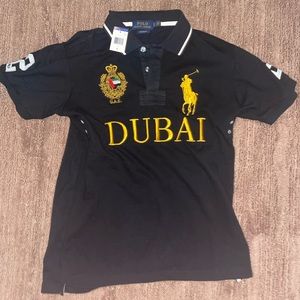 Polo Ralph Lauren black Los Angeles Polo shirt